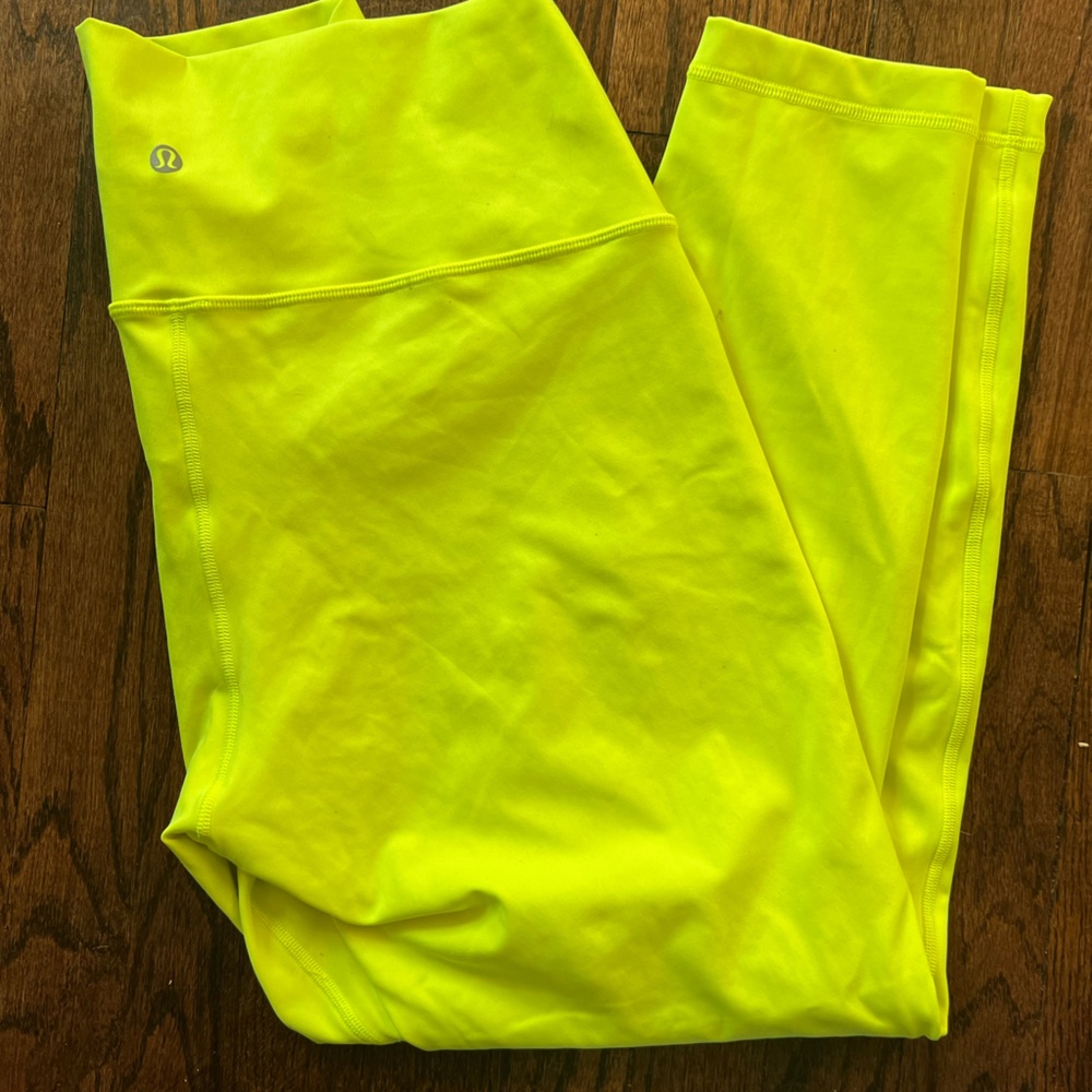 Lululemon Wunder Under High-Rise Tight 25" Luxtreme Highlight Yellow